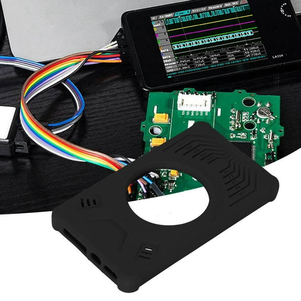 Milageto Protective Black Silicone Cover for LA104 Logic
